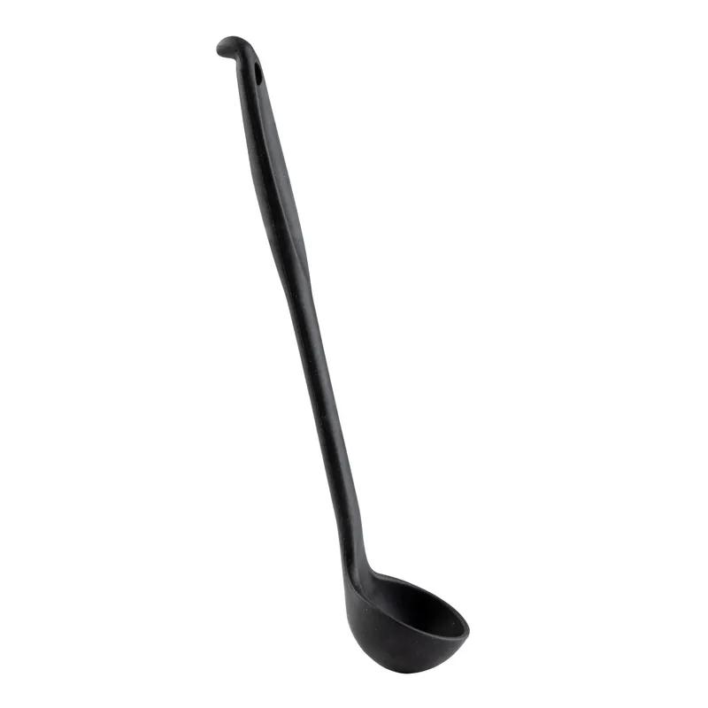 Cheese Ladle 11.25X2X2.125 IN 1 OZ Silicone Black Heat Safe Up to 400F 1/Each