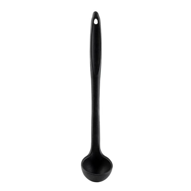 Cheese Ladle 11.25X2X2.125 IN 1 OZ Silicone Black Heat Safe Up to 400F 1/Each