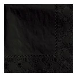 Beverage Napkins 9.5X9.5 IN Black Paper 2PLY 1000/Case