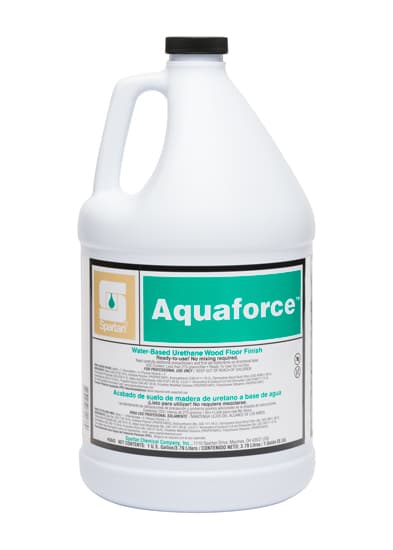 Aquaforce® Mild Scent Floor Finish 1 GAL Neutral RTU Water-Based Urethane Wood 4/Case