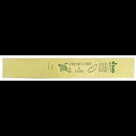 Pull-N-Pak® Corn Yam Bag Roll 15X24 IN Linear Low-Density Polyethylene (LLDPE) 0.6MIL Yellow 1260/Case