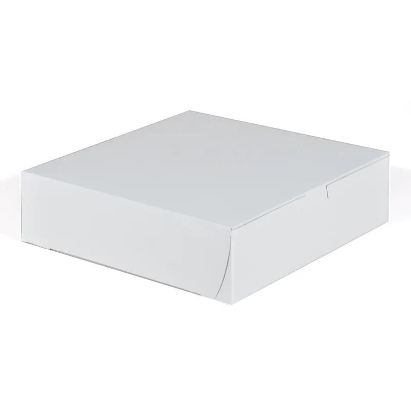 Bakery Box 9X9X2.5 IN White 250/Case
