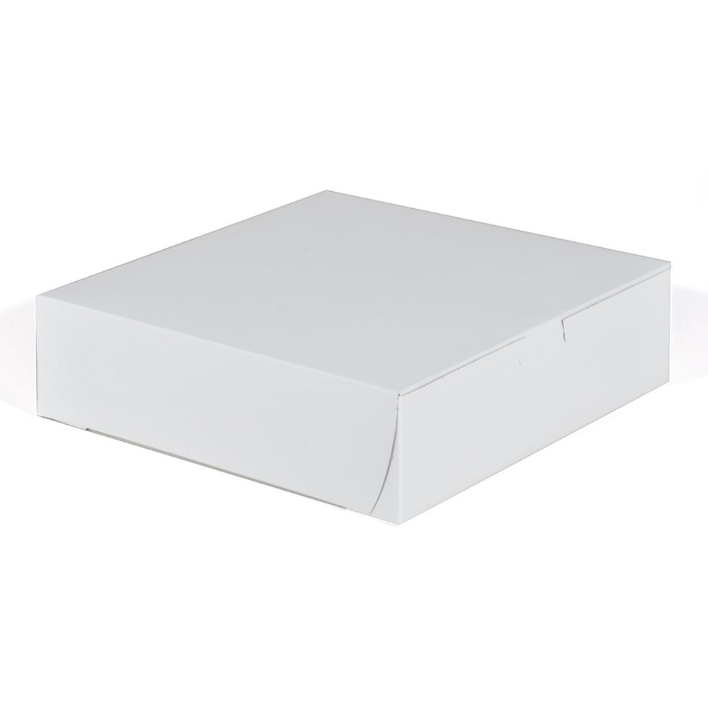 Bakery Box 9X9X2.5 IN White 250/Case