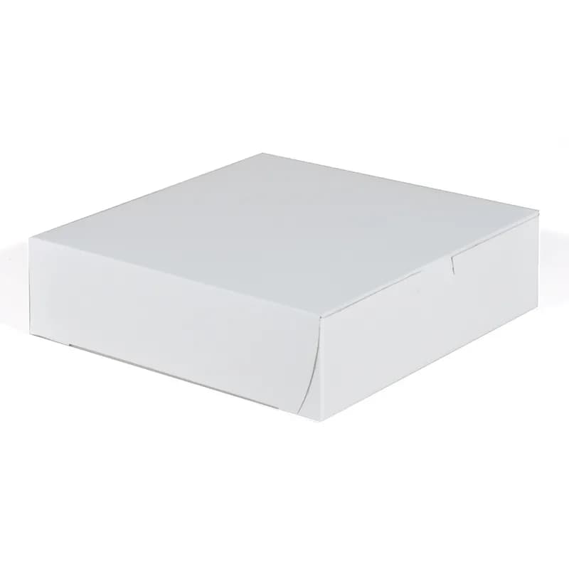 Bakery Box 9X9X2.5 IN White 250/Case