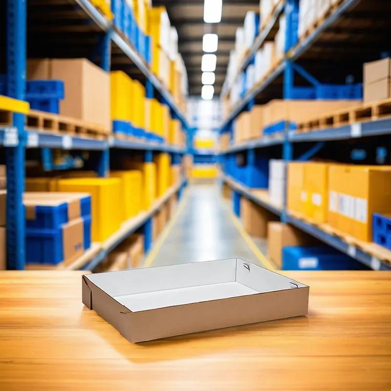 Tray 26X18X5.5 IN Kraft Corrugated Cardboard 25/Case