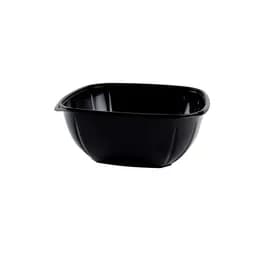 Bowl 160 OZ PE Black Square 50/Case