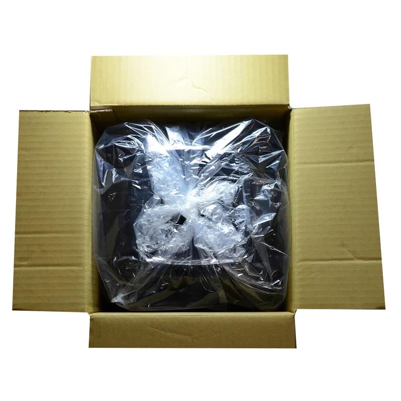 Bowl 160 OZ PE Black Square 50/Case