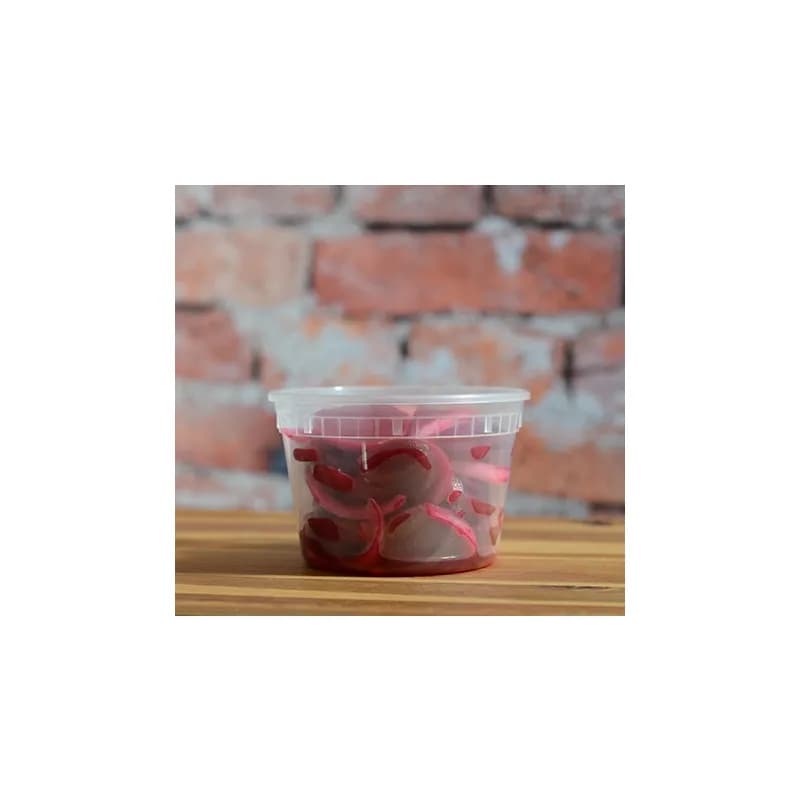 Soup Food Container Base & Lid Combo 16 OZ PP Round 240/Case
