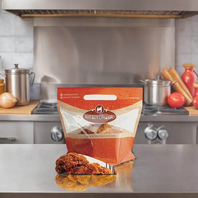 Chicken Bag 9X8X5 IN 4 Piece PET CPP FDA Compliant Vented 250/Case