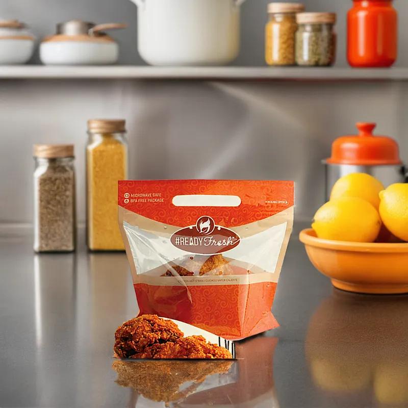 Chicken Bag 9X8X5 IN 4 Piece PET CPP FDA Compliant Vented 250/Case