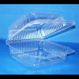 Take-Out Container Hinged Medium (MED) 5X5 IN Clear Square 500/Case