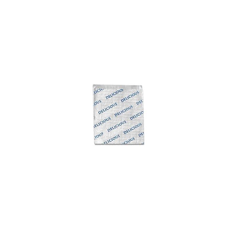 Bagcraft® Bag 6.5X0.75X6 IN Foil-Lined Paper Silver White Delicious Insulated 1000/Case