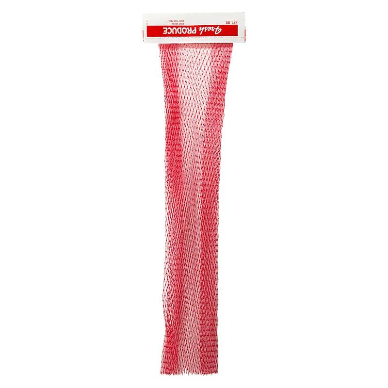 Produce Bag 17 IN Red Header Mesh & Net 1000/Case