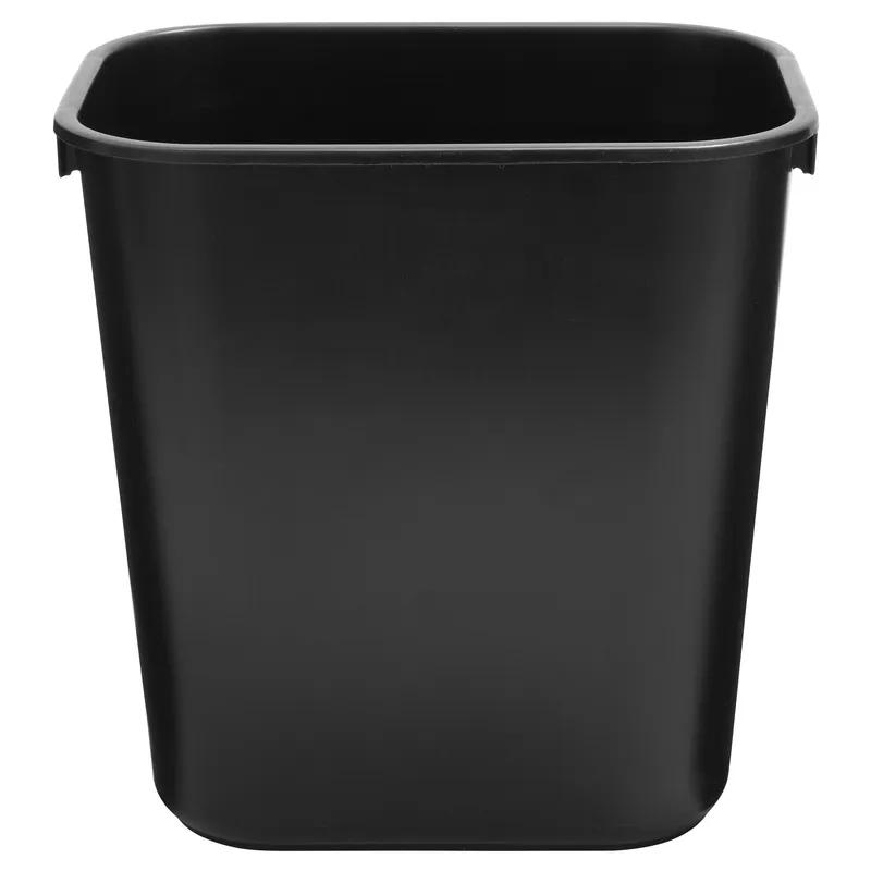 Trash 1-Stream Trash Can 11.75X8.25X12.25 IN 3.25 GAL 13 QT Black Rectangle Resin Deskside 1/Each