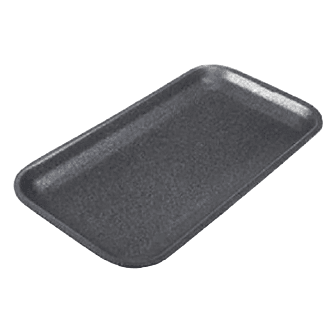 Tray 5.4X10.6X0.8 IN Foam Black Rectangle 500/Case