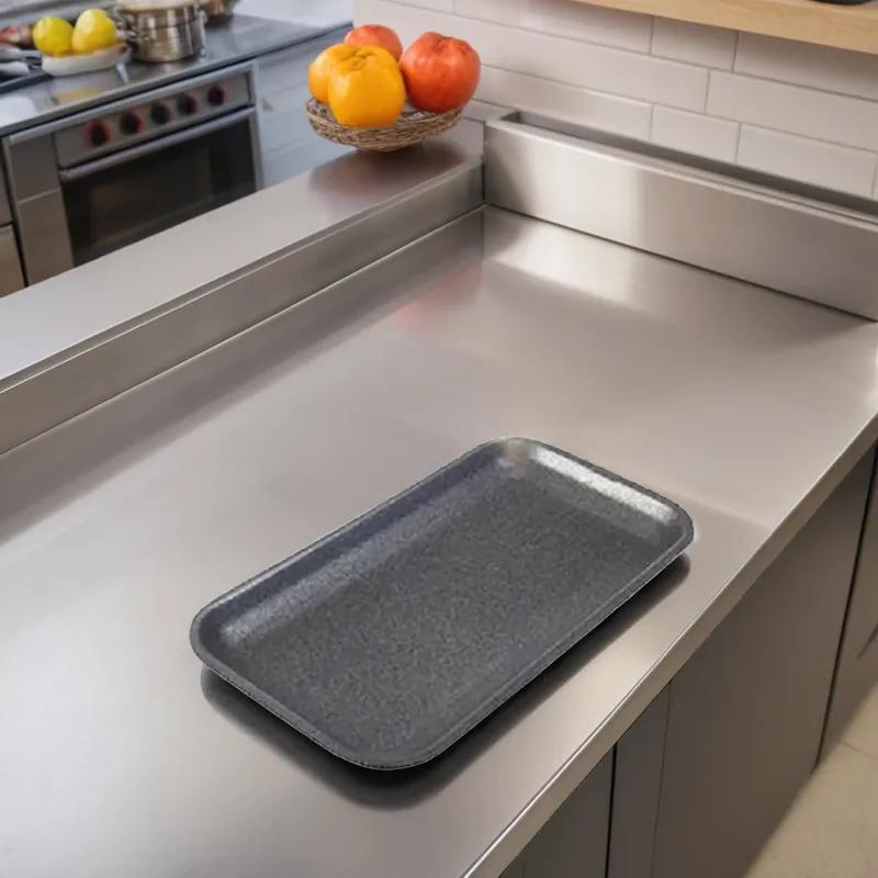 Tray 5.4X10.6X0.8 IN Foam Black Rectangle 500/Case