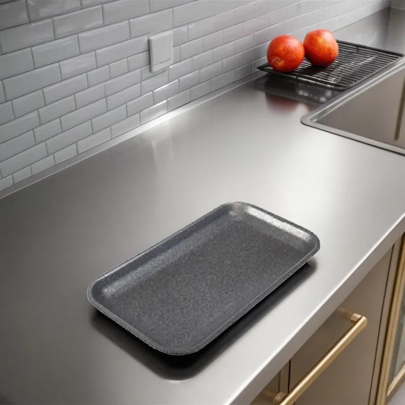 Tray 5.4X10.6X0.8 IN Foam Black Rectangle 500/Case