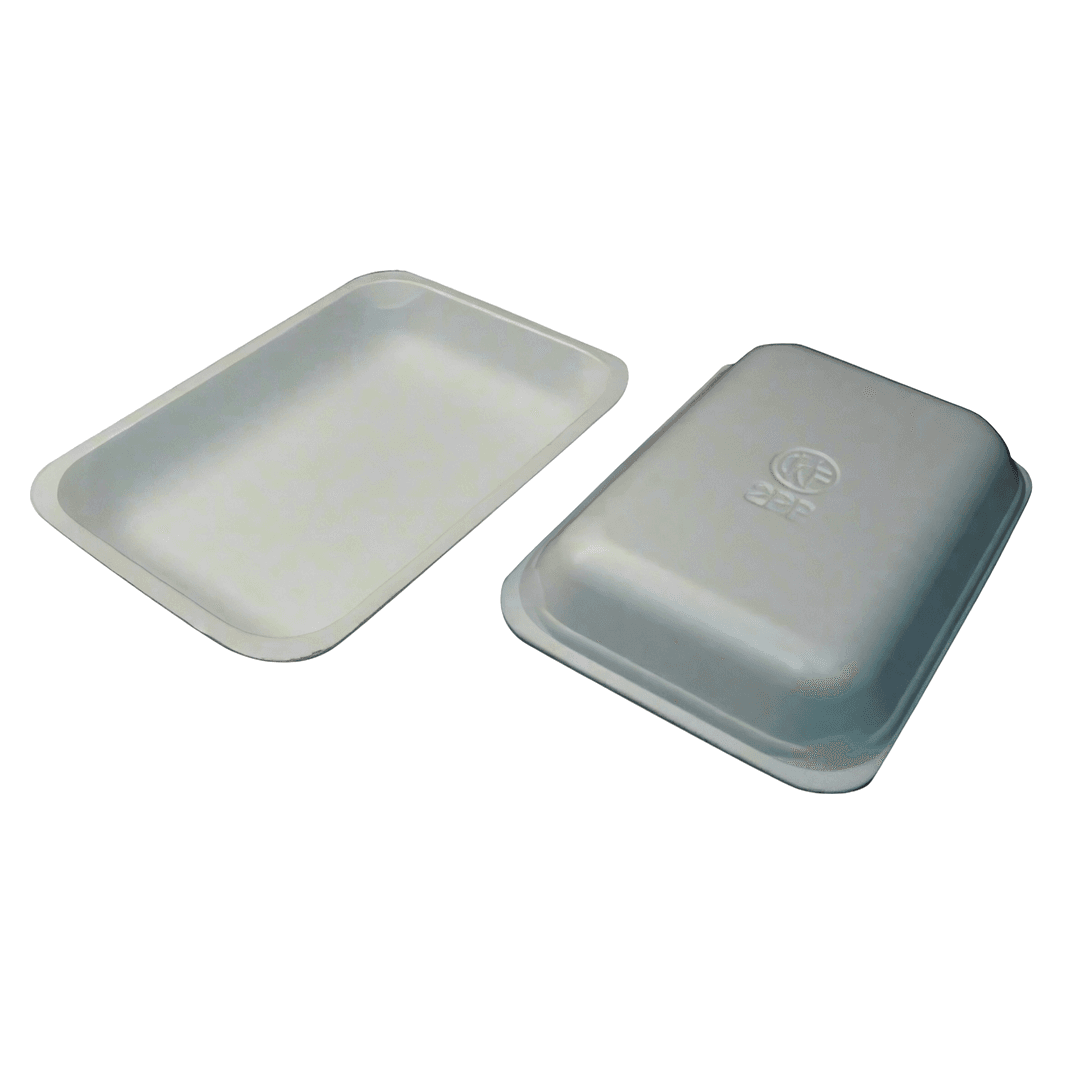2PP Tray Foam White 400/Case