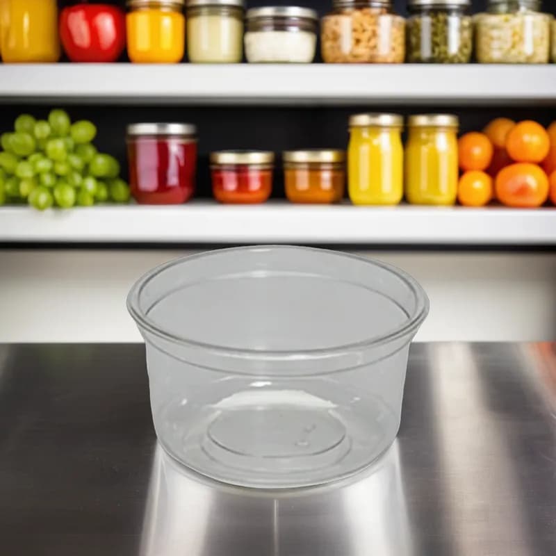 Deli Container Base 25 OZ PET Clear 300/Case