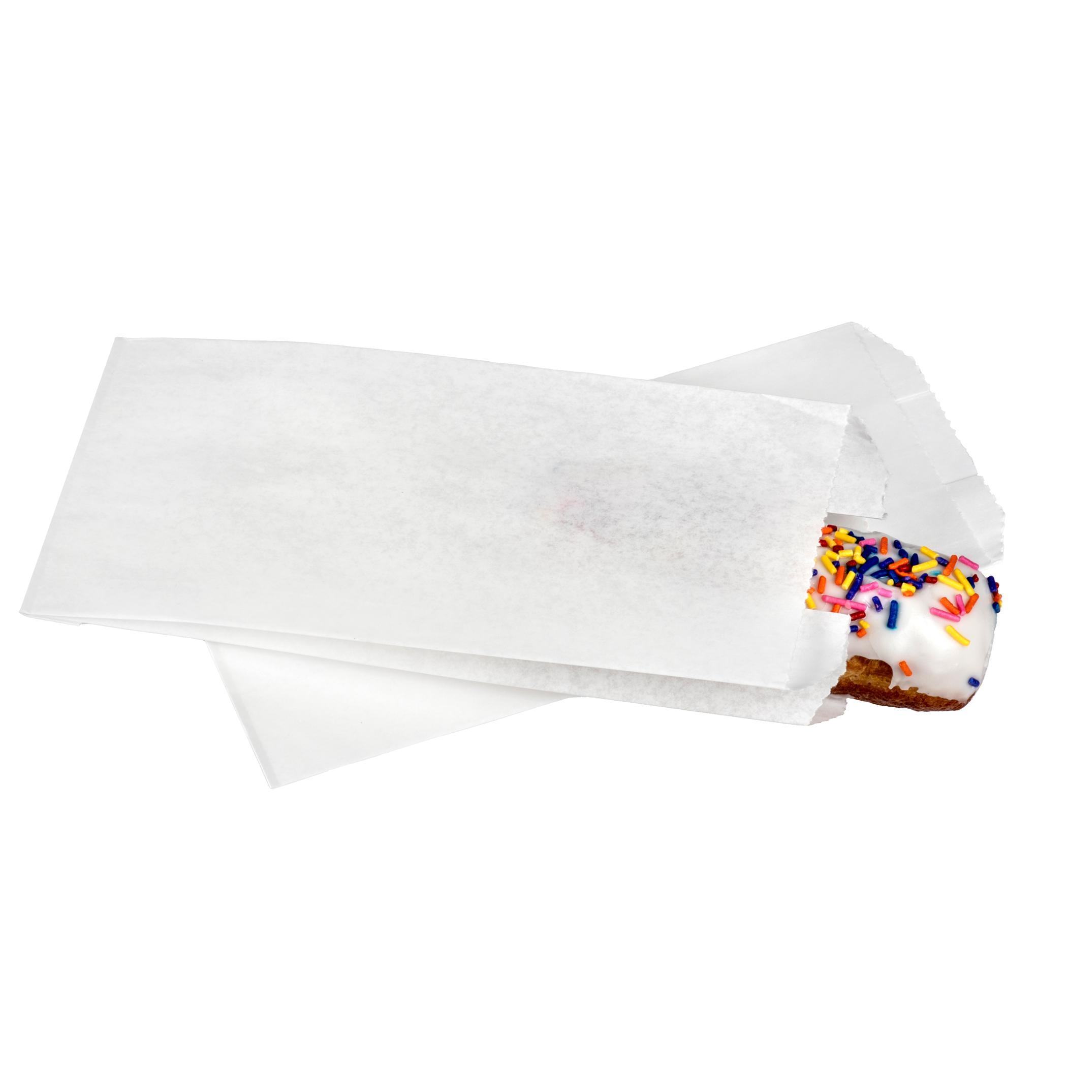 Bread Bag 4.5X3X10 IN Paper White Plain 1000/Case