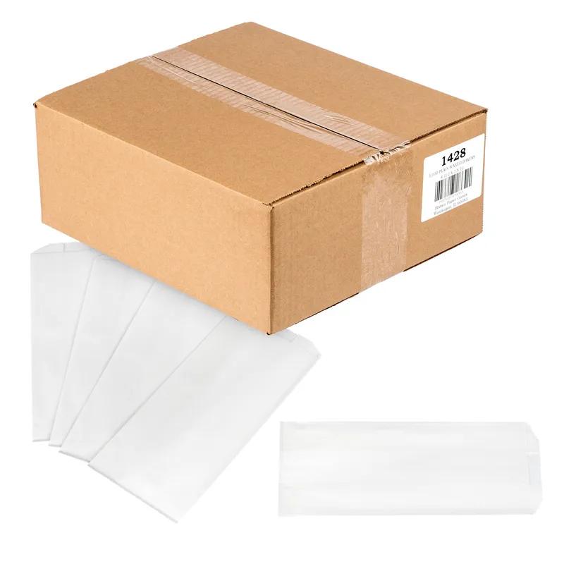 Bread Bag 4.5X3X10 IN Paper White Plain 1000/Case