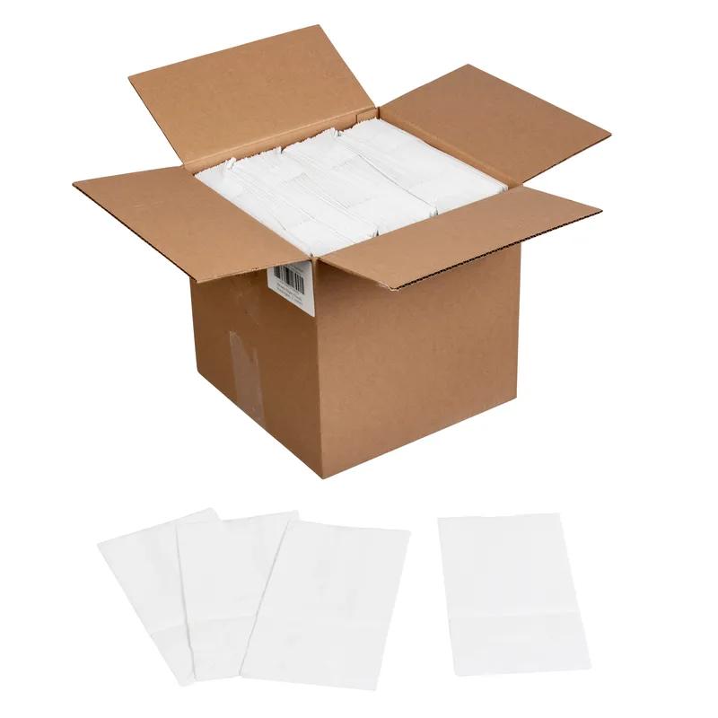 Bakery Bag 6X3.625X11 IN Paper 6# White Plain 1000/Case