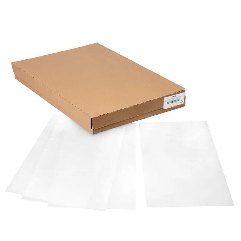 Pan Liner 24.375X16.375 IN Silicone-Lined Paper White Plain Coated 1000/Case