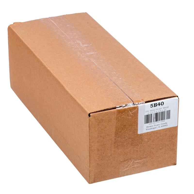 Bag 6.5X4.375X20 IN Foil-Lined Paper Ribs to Go Design Insulated 250/Case