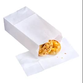 Bakery Bag 7.125X4.375X13.938 IN Paper 12# White Plain 1000/Case