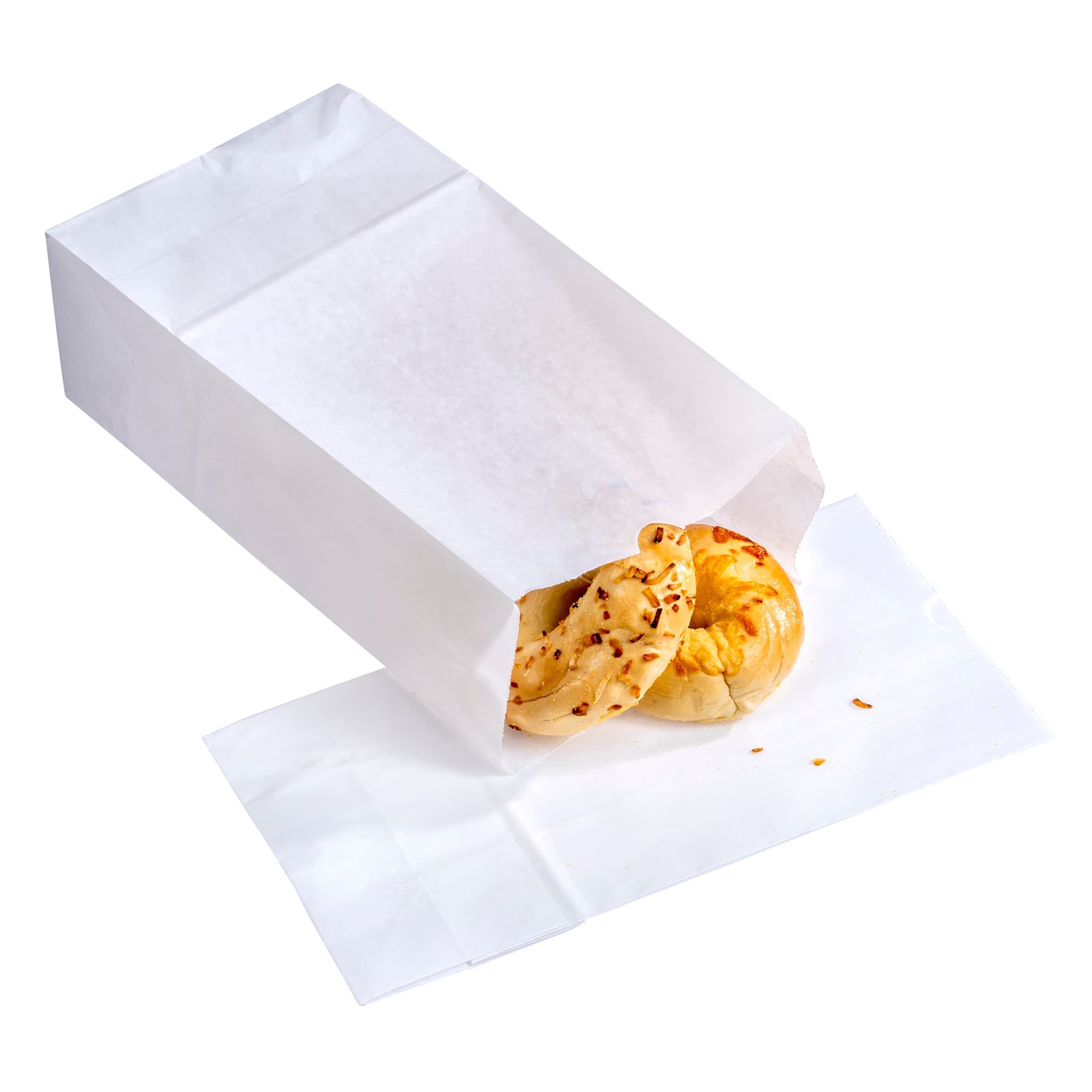 Bakery Bag 7.125X4.375X13.938 IN Paper 12# White Plain 1000/Case