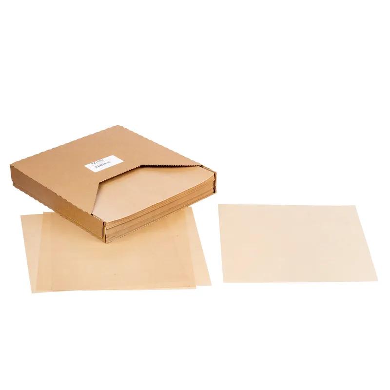 Sandwich Wrap 15X15 IN Dry Wax Paper Natural Plain 3000/Case