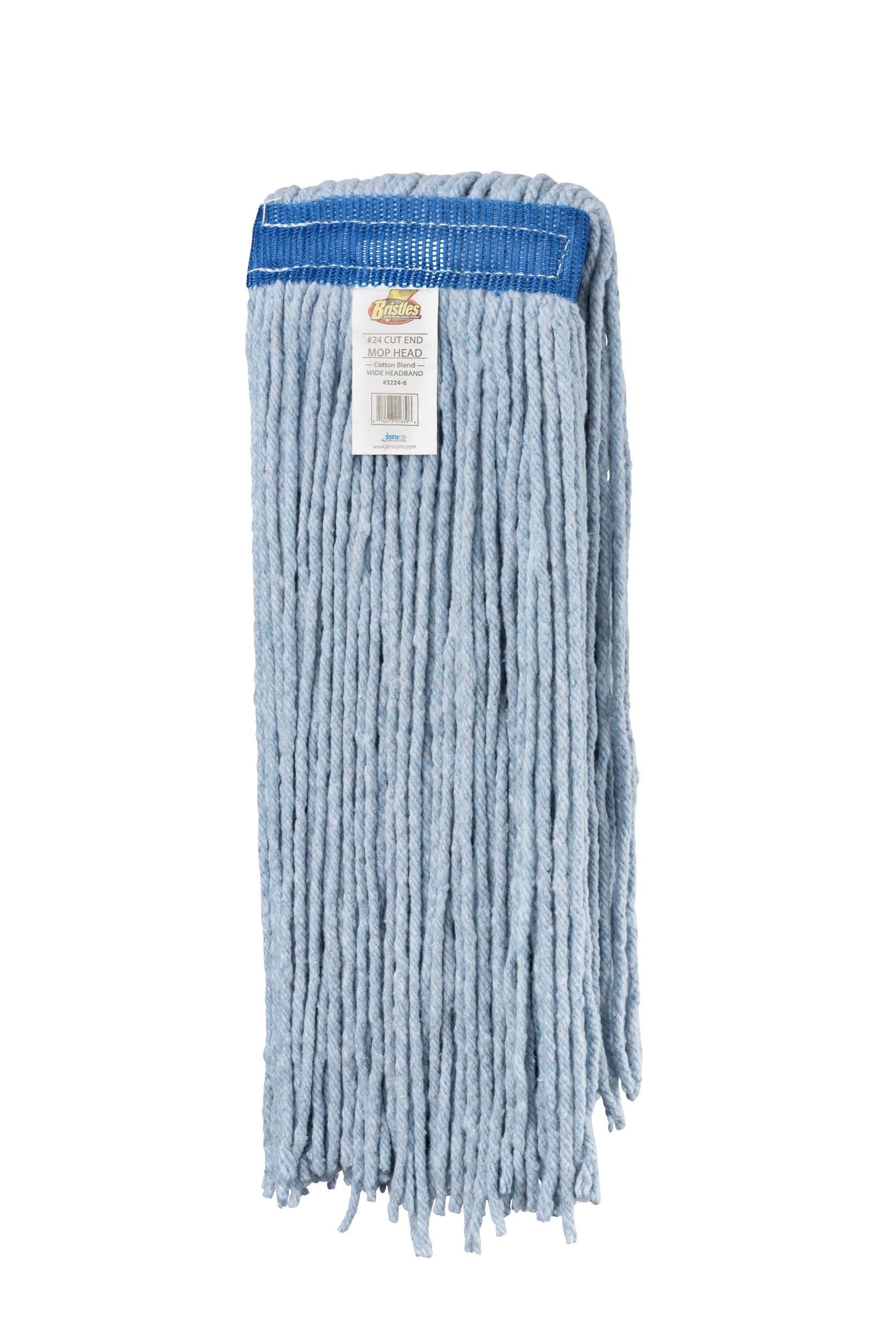 Mop Head #24 Blue Cut End Narrow Headband 12/Case