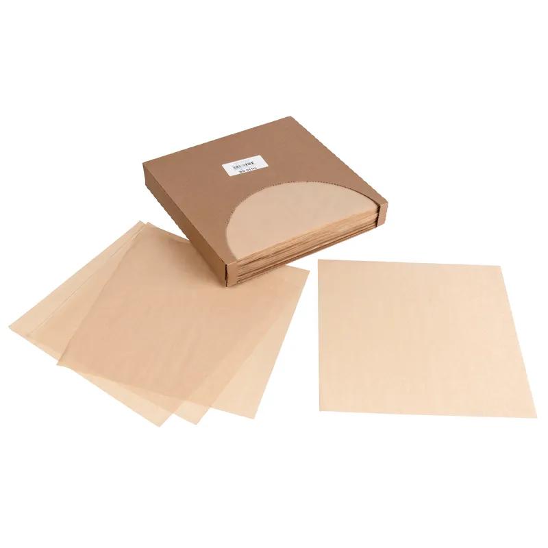 Sandwich Wrap 16X16 IN Paper Natural Plain Grease Resistant 3000/Case