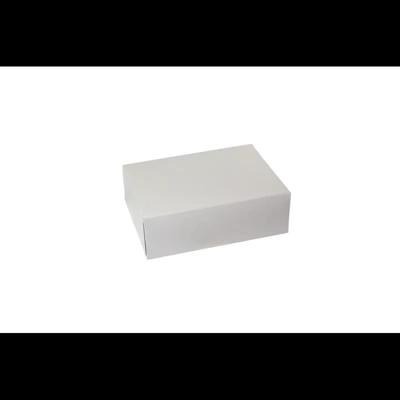 Bakery Box 9.625X6.75X3 IN Paperboard White 6 Corner 1-Piece 250/Case