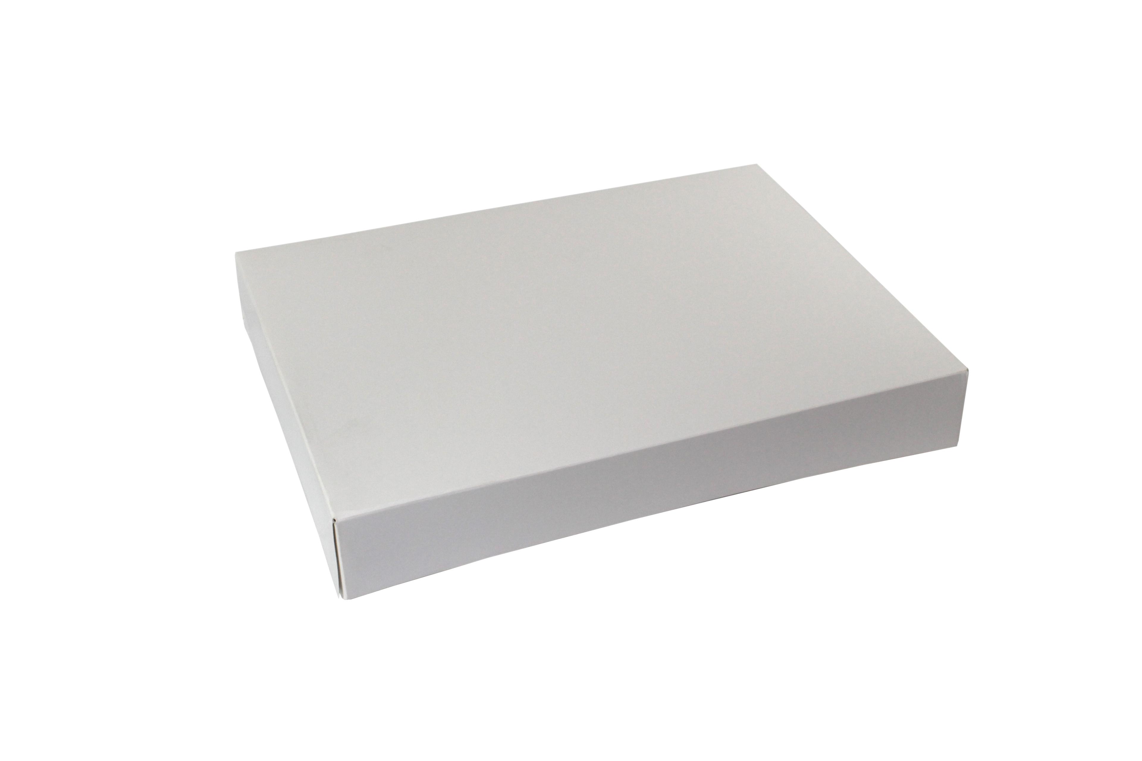 Bakery Box 15X11.5X2.25 IN Paperboard White 6 Corner 1-Piece 100/Case