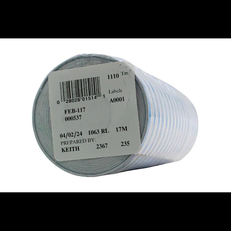 Monarch 1110/FEB-117 Grocery Gun Label Blue White Reverse Print 16/Pack