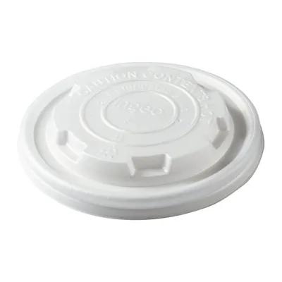 Lid CPLA White For 8 OZ PLA Cup Freezer Safe 50 Count/Pack 20 Packs/Case 1000 Count/Case