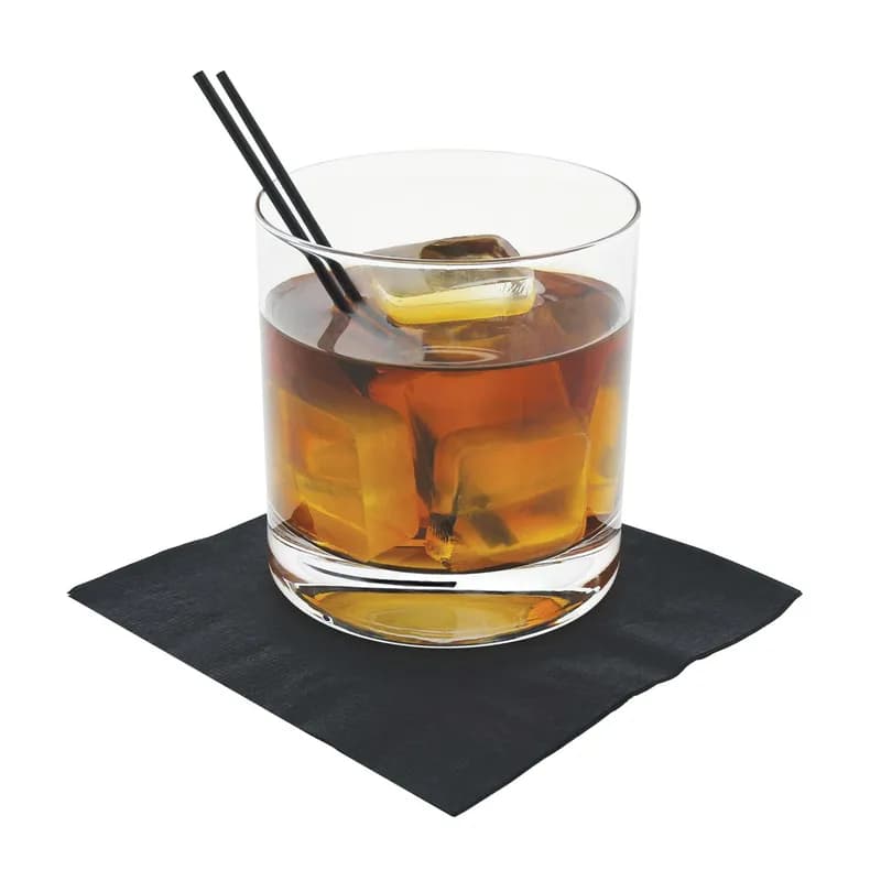 Beverage Napkins Black 2PLY 1000/Case