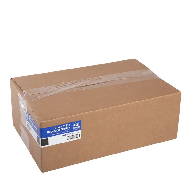 Beverage Napkins Black 2PLY 1000/Case