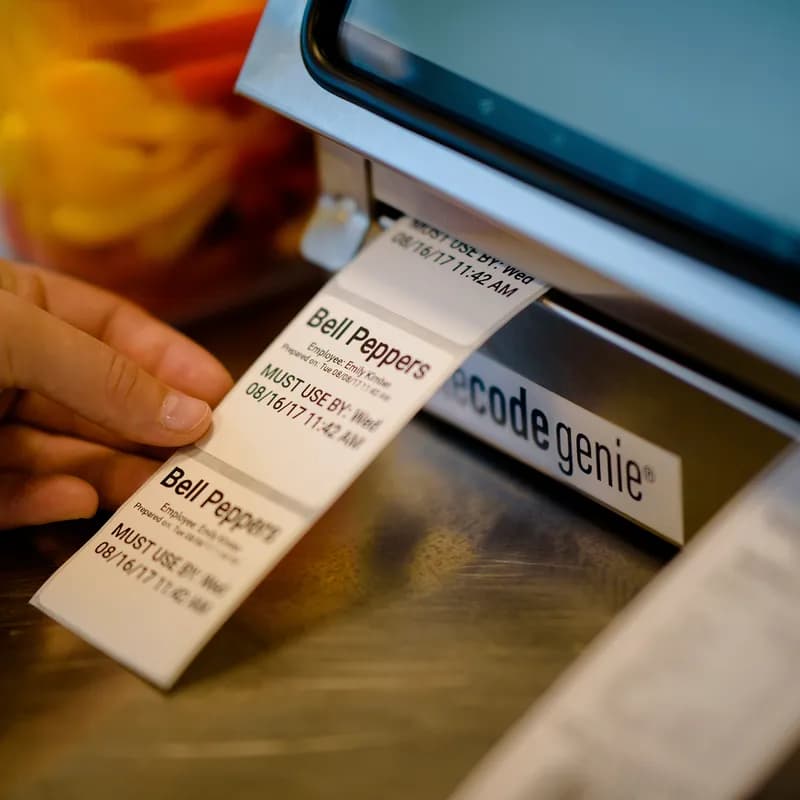 DateCodeGenie® Blank Label 2X2 IN White Square Permanent 3000/Pack