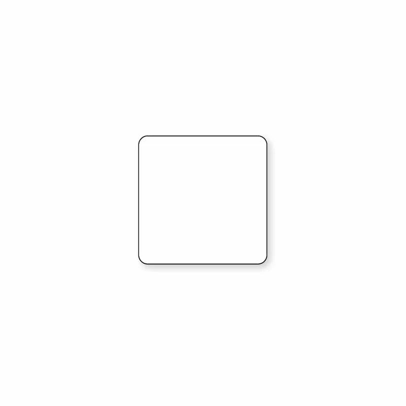 DateCodeGenie® Blank Label 2X2 IN White Square Permanent 3000/Pack