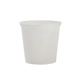 Deli Container Base 24 OZ PP Translucent Cylinder Deep 500/Case
