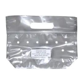 Grapes Bag 9.5X7.25X3.25 IN BOPP CPP 2.4MIL Clear With Zip Seal Closure Punched Hole Stand Up Gusset Vented 1000/Case