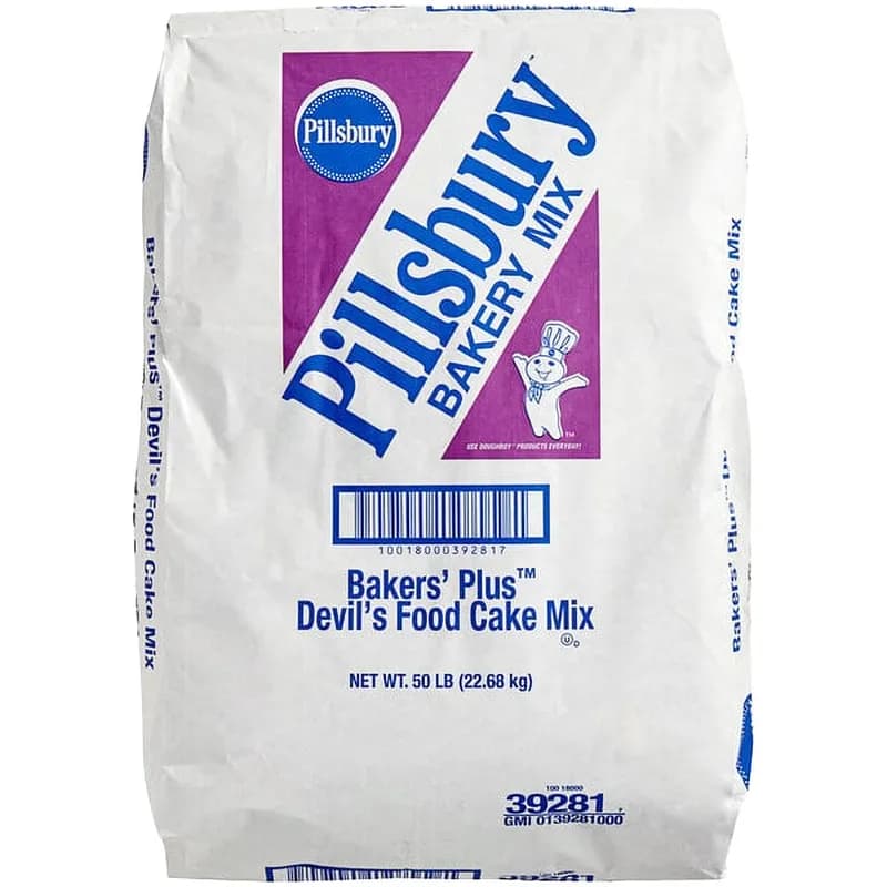 Pillsbury® Bakers' Plus Devils Food Cake Mix 1/Bag