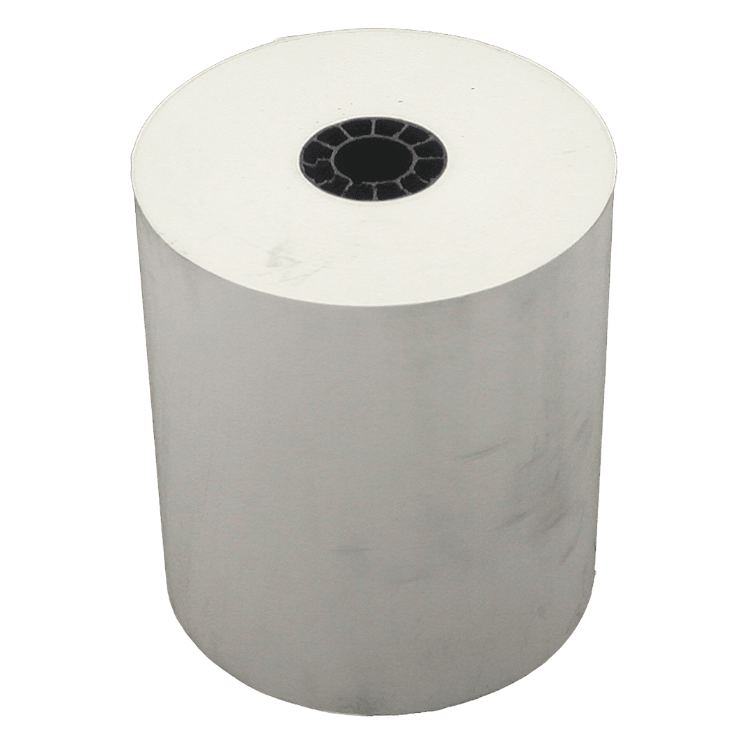Cash Register Receipt Roll 3.13IN X230FT Black Thermal Paper 50/Case