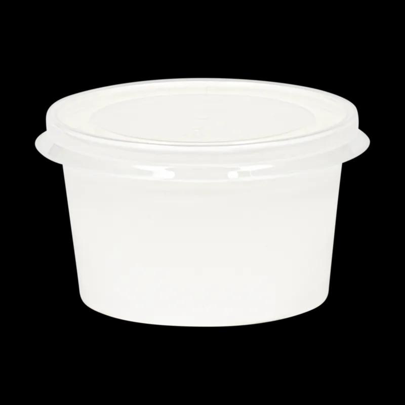 Soup Food Container 8 OZ SBS Paperboard White Leak Resistant 500/Case