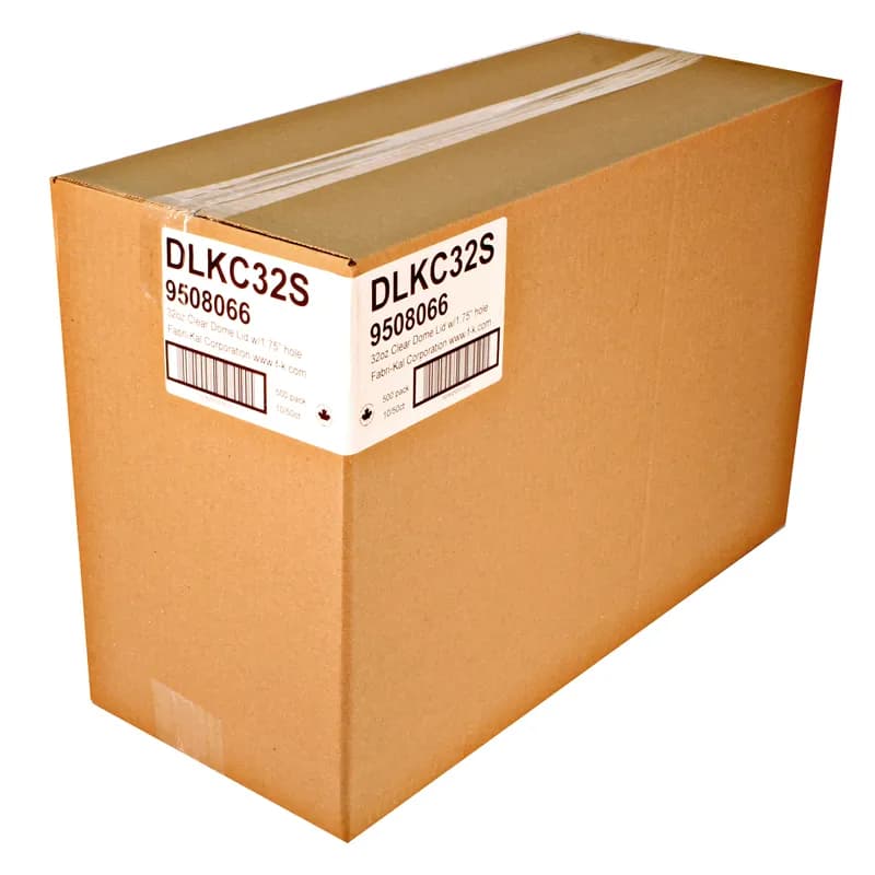 Lid 4.4X1.8 IN PET Clear For 32 OZ Cup 1.75 IN Hole 500/Case