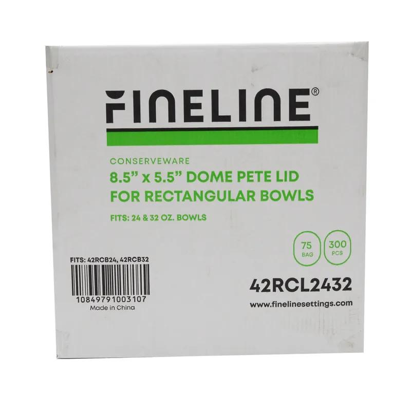 Lid Rectangle For 24-32 OZ Bowl 300/Case