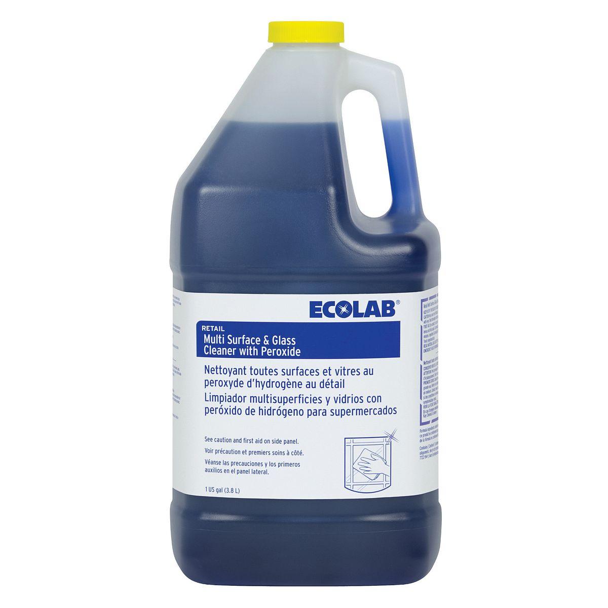 Multi Suraface Glass Cleaner With Peroxide Glass & Surface Cleaner 1 GAL Liquid 1/Case