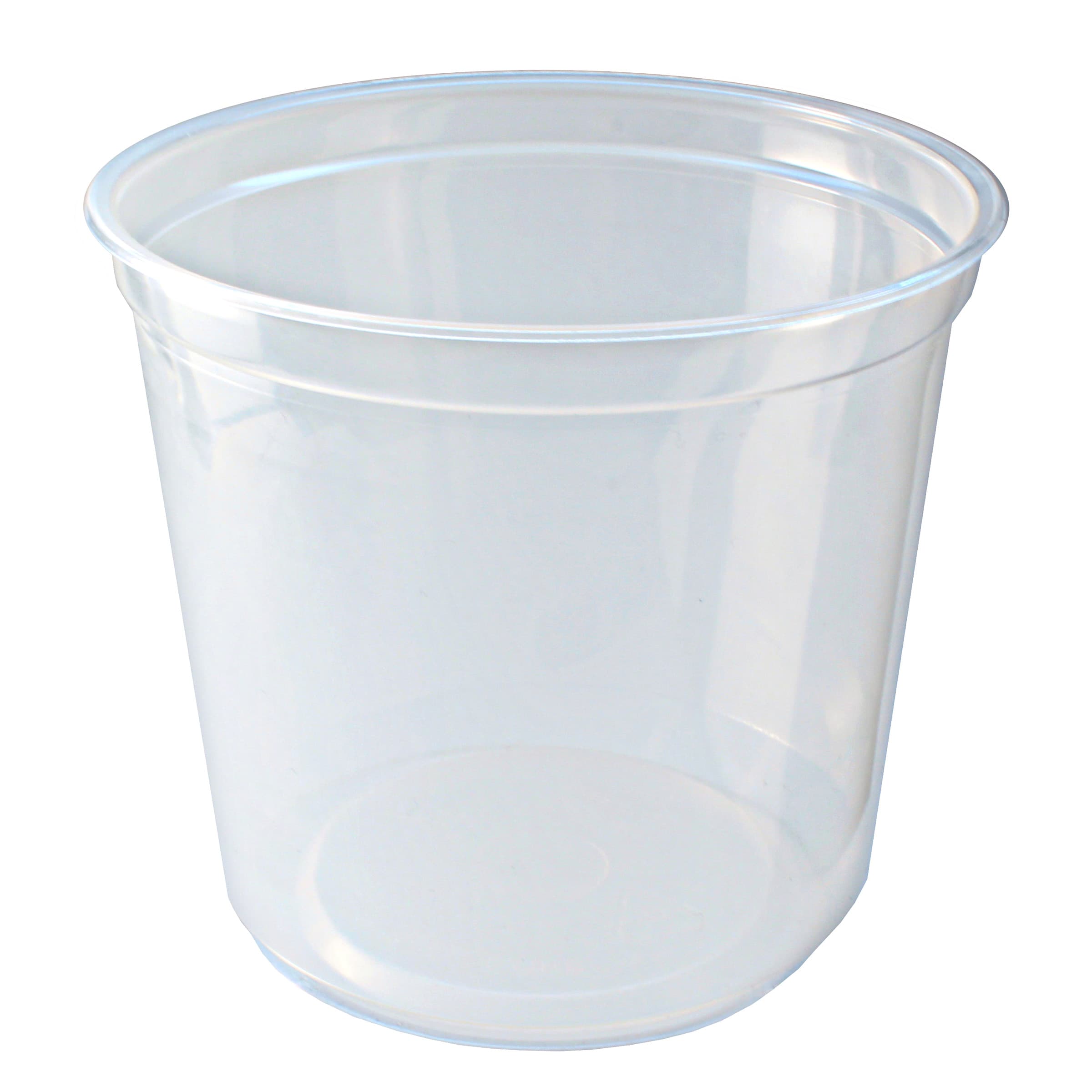 Deli Container Base 24 OZ PP Clear Round 500/Case